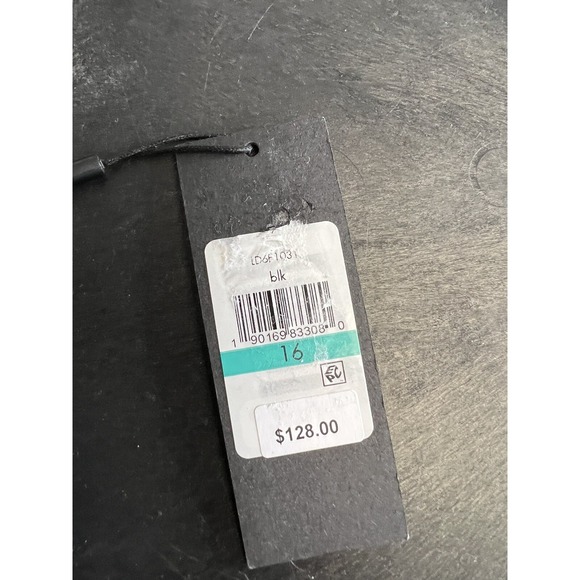 Karl Lagerfeld womens 16 Dress Black Sleeveless Gold Studs Accent New with tags - Picture 5 of 7